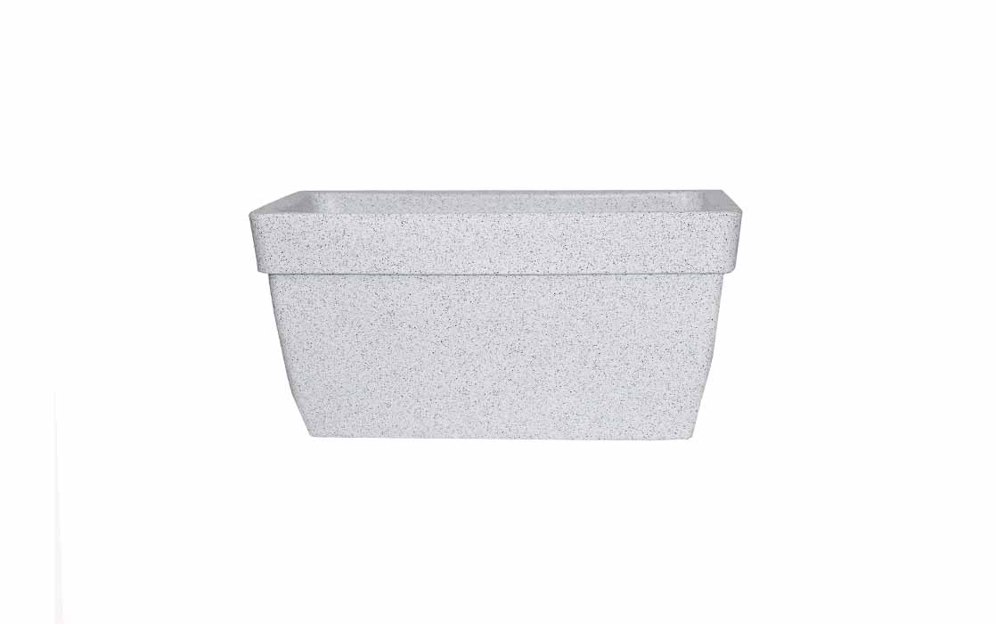 Barca Rectangle Planter With wheel