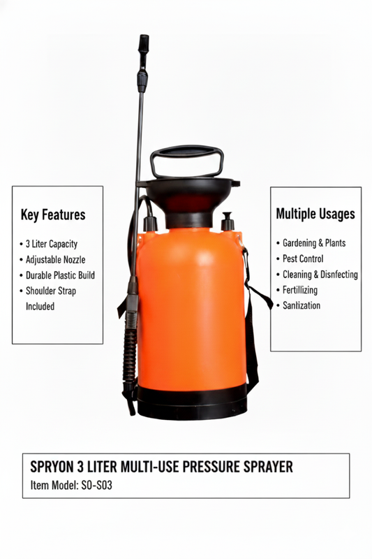 SPRAYON 3 LTR PRESSURE SPRAYER