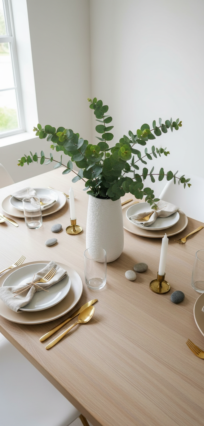 Premium White Textured Ceramic Planter - Modern Minimalist Tall Vase