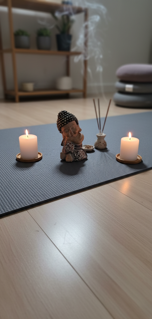 Meditating Baby Buddha Statue - Decorative Spiritual Figurine