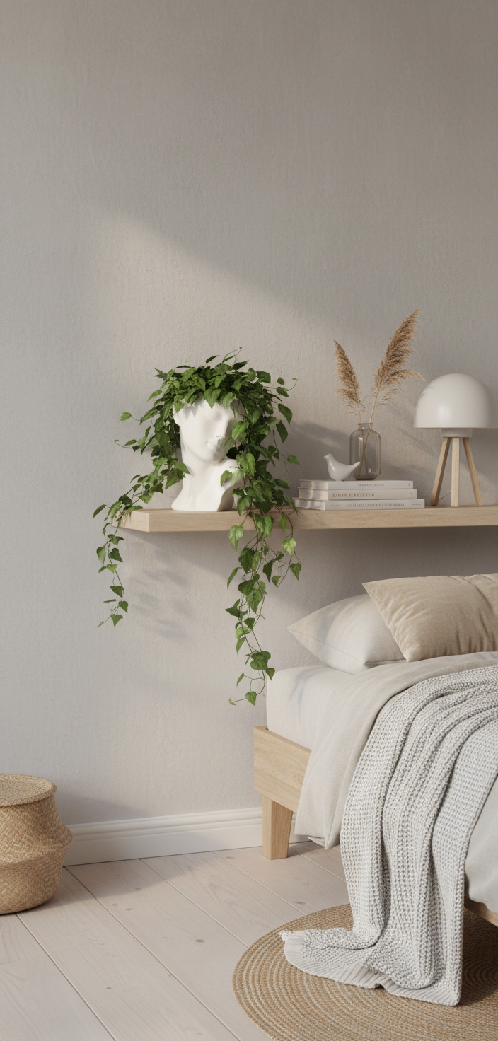 Abstract Face Sculpture Planter - Modern Artistic Home Decor