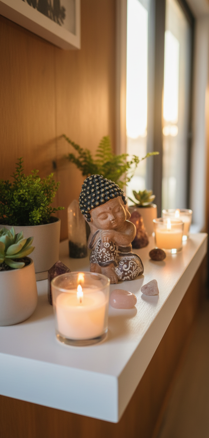 Meditating Baby Buddha Statue - Decorative Spiritual Figurine