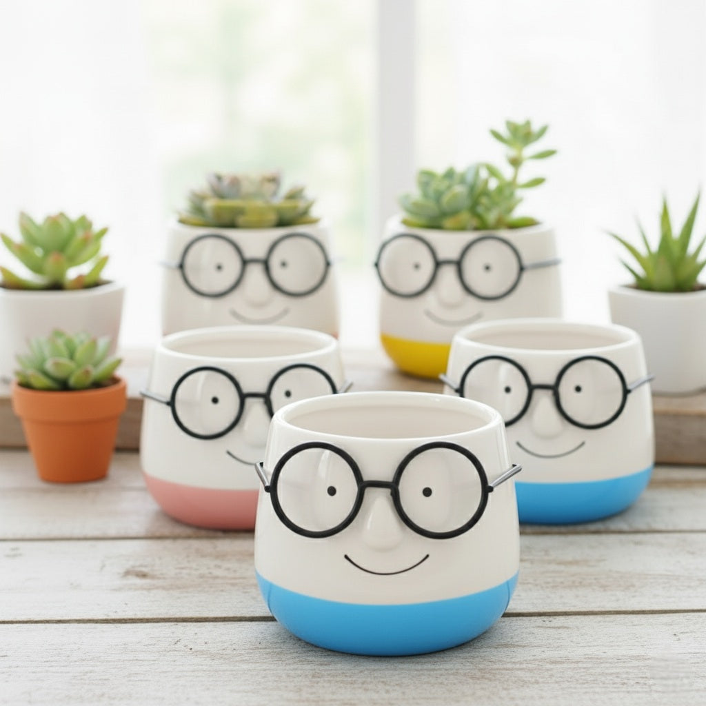 Plant a Smile! Whimsical Ceramic Planters
