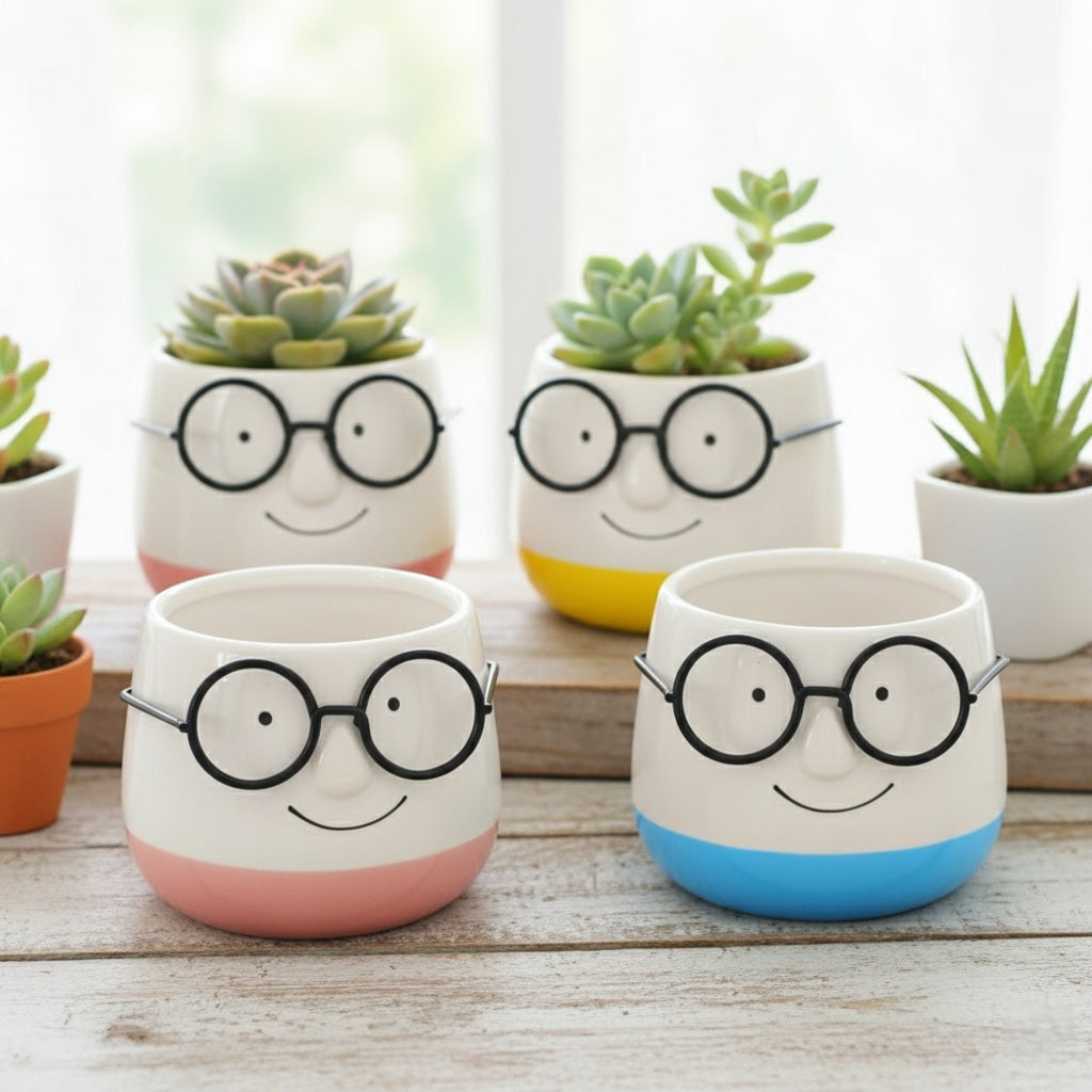 Plant a Smile! Whimsical Ceramic Planters
