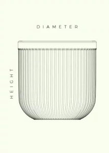 TOKYO 30 SHORT PLANTERS STONE FINISH